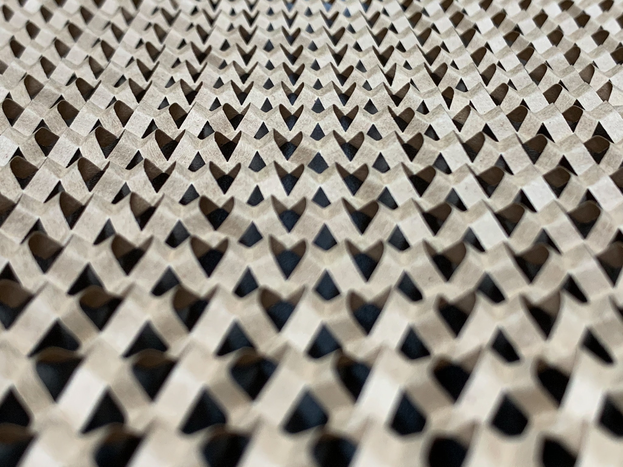 HexcelPack Deep Cell honeycomb material close-up