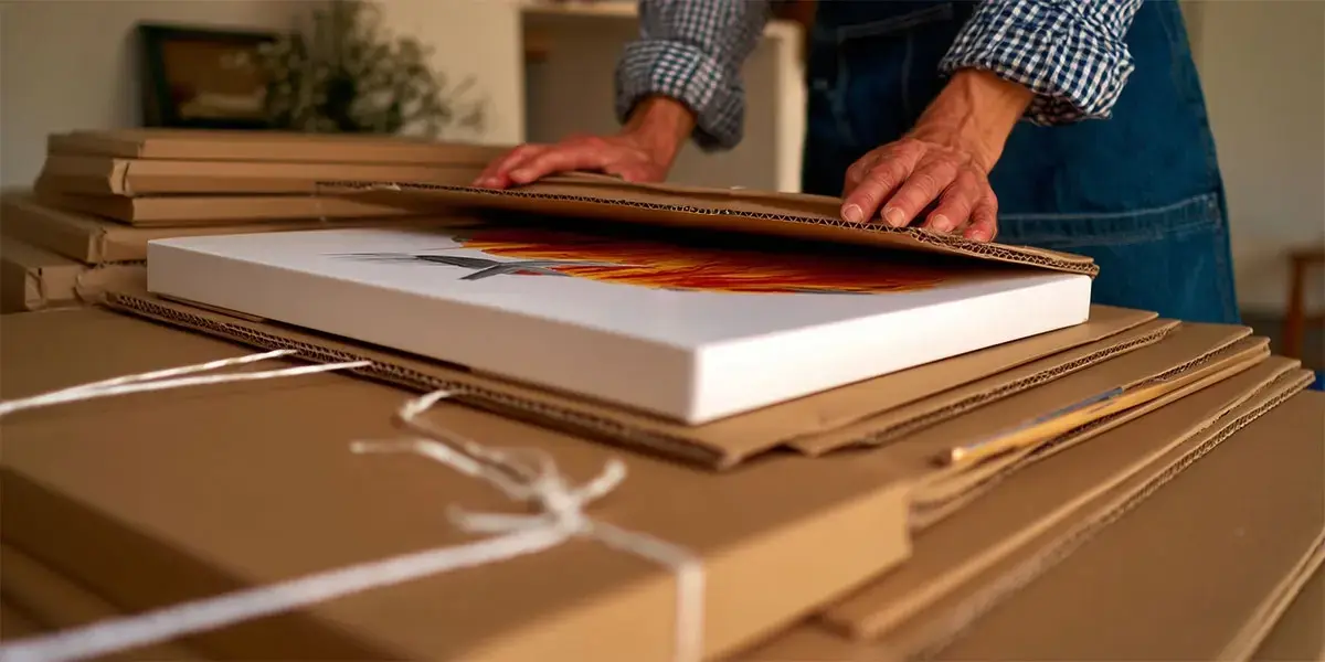 Cómo proteger las obras de arte para su envío
